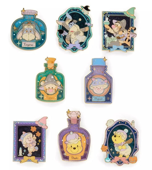 Winnie the Pooh Halloween Shanghai Disney Resort Mystery Pin Set at Disney Store