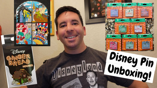 Disney Gingerbread Houses Mystery Pin Unboxing & More Collections!