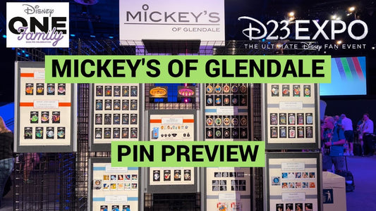 MICKEY’S OF GLENDALE PIN PREVIEW - D23 EXPO! | One Family 2022 Pin Event