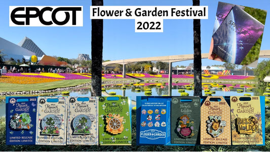 EPCOT Flower & Garden Festival 2022 DISNEY PINS + Space 220 Trading Cards!