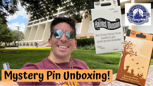 Haunted Mansion and Disney Cats & Dogs Autumn Mystery Pin Unboxing!