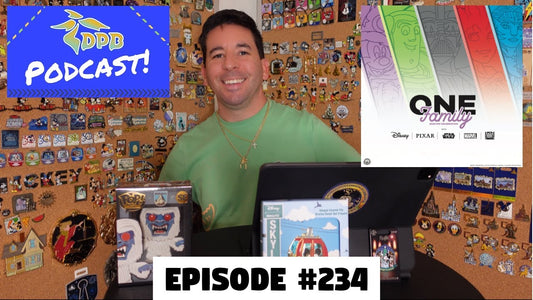 DPB Podcast #234: Disney Pin News December 2021 Week 2 & One Family Pin Event Announced!