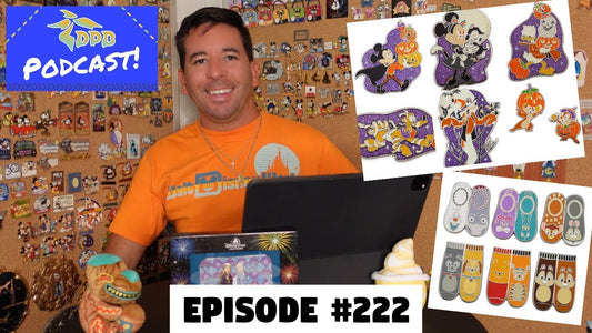 DPB Podcast #222: Disney Pin News August 2021 Week 2 & Halloween Pins Arrive!