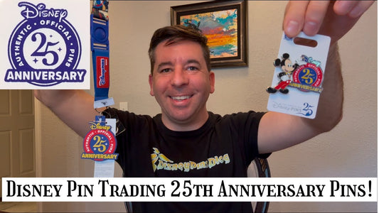 The First Disney Pin Trading 25th Anniversary Pin Releases!