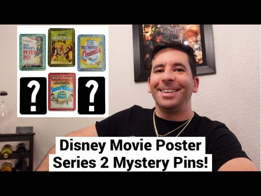 UNBOXING Disney Movie Poster Series 2 Mystery Pin Set!