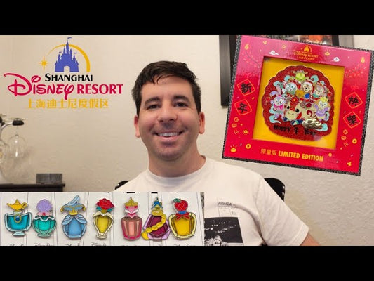 Chinese New Year 2021, Rapunzel & Princess Perfume Bottle Pins! | Shanghai Disney Resort