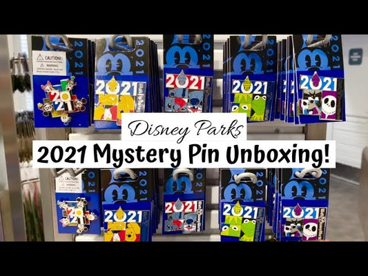 Disney Parks 2021 Dated Pins + Mystery Pin Unboxing!