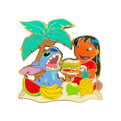 Lilo & Stitch Beach Picnic Disney Pin