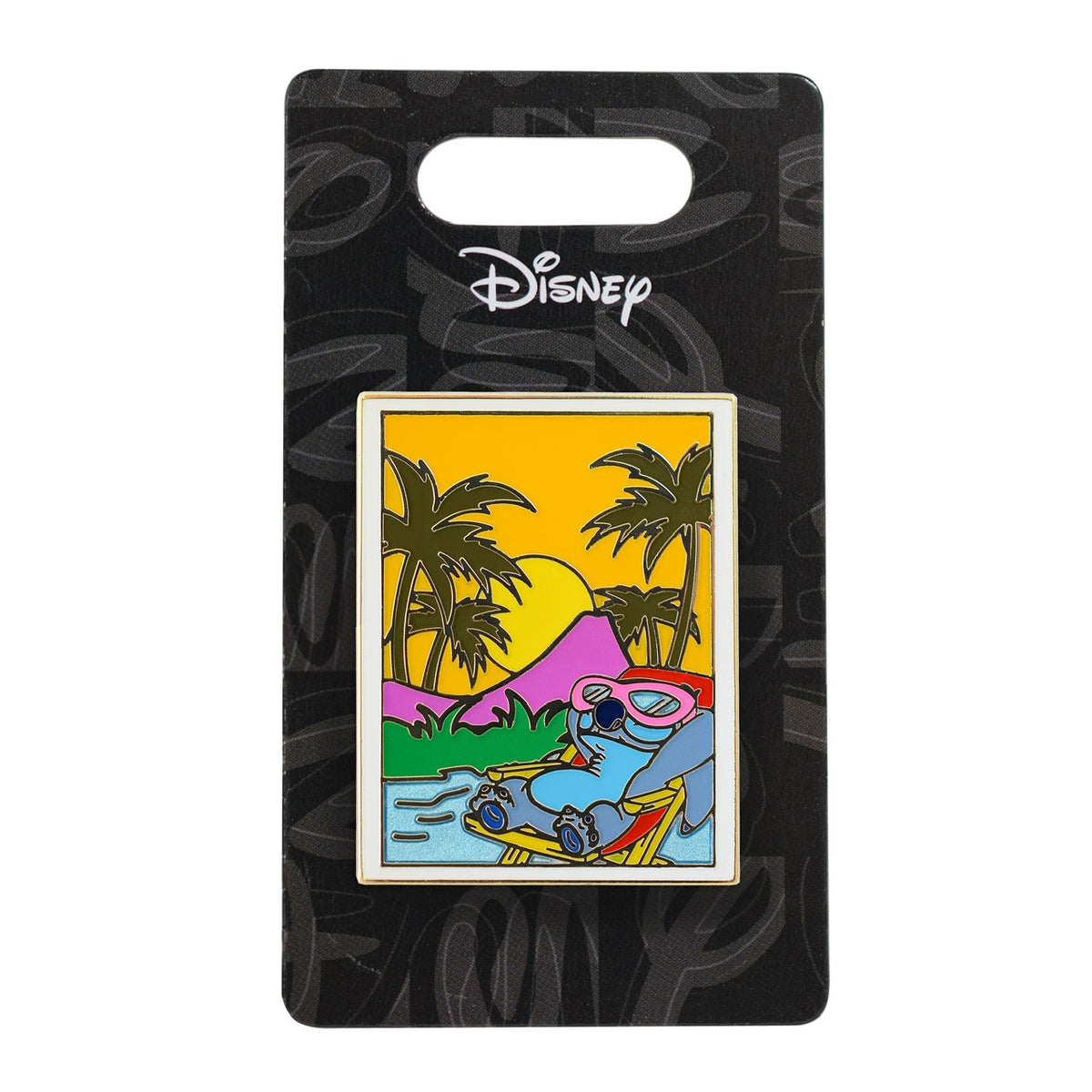 Stitch Hawaiian Sunset Disney Pin
