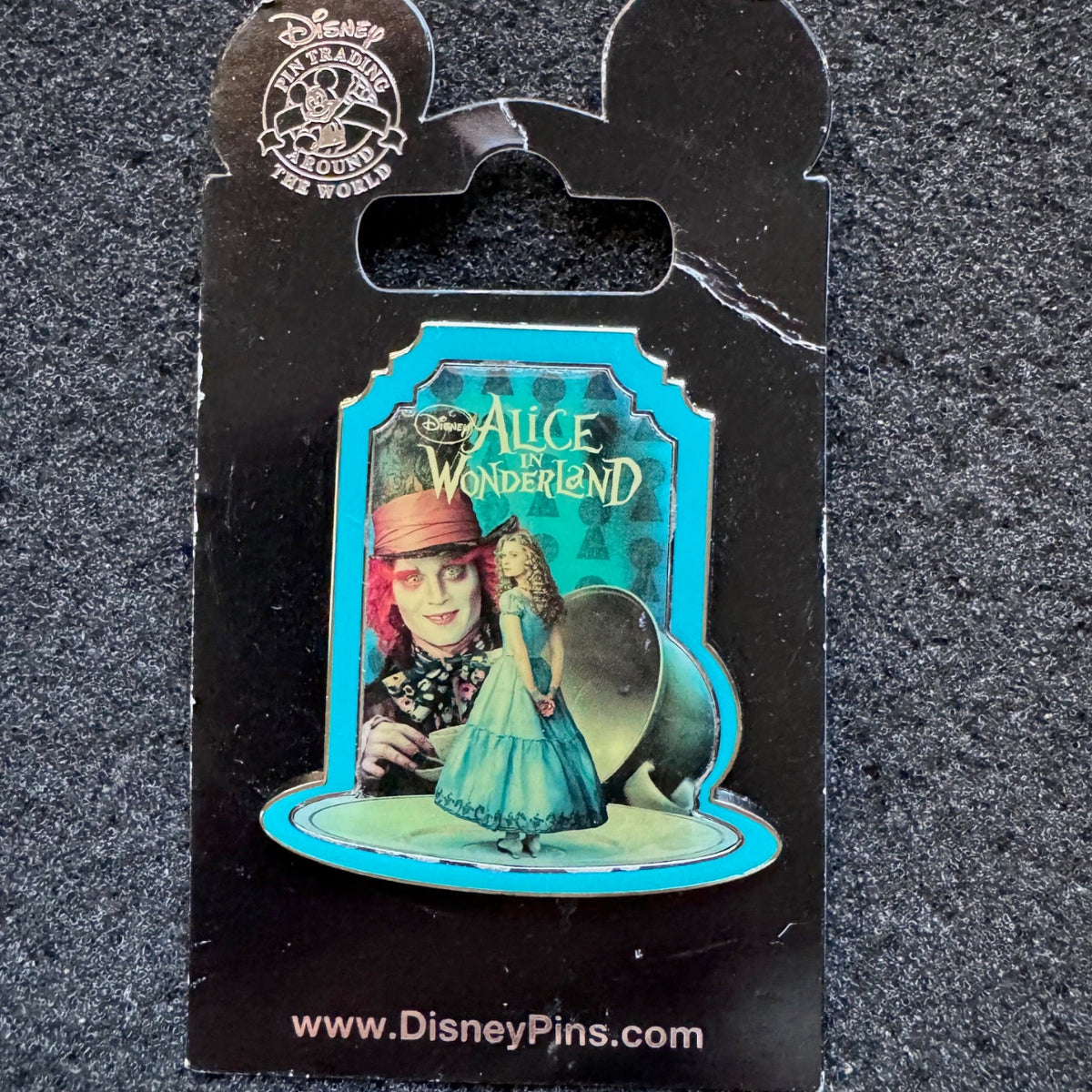 Alice in Wonderland Tim Burton Poster Pin