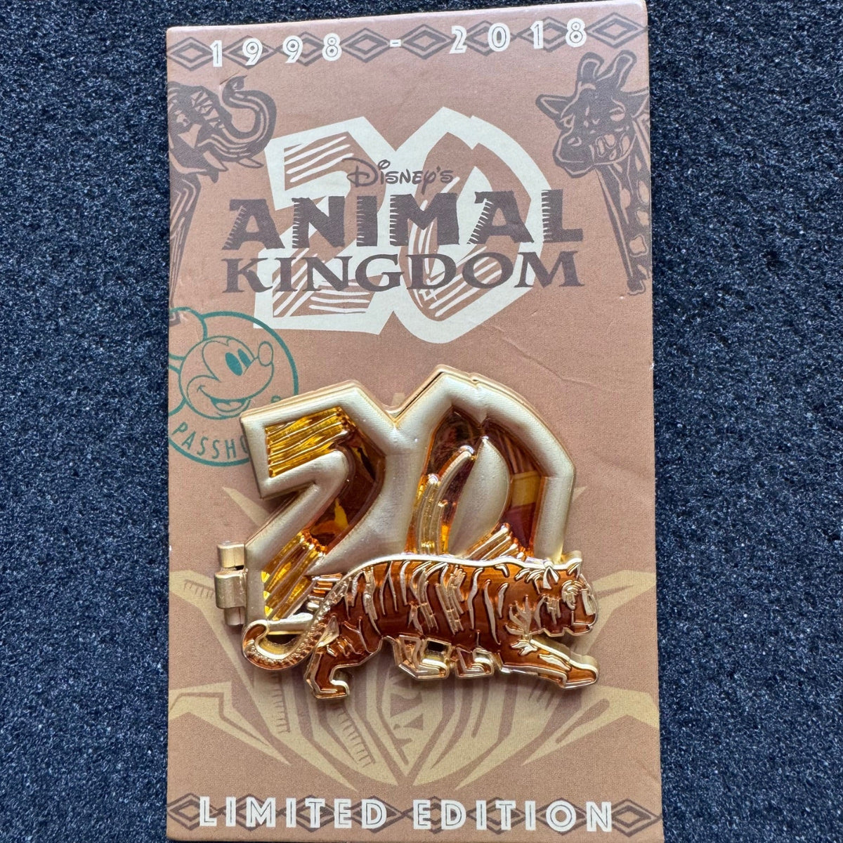 Animal Kingdom 20th Anniversary Pin