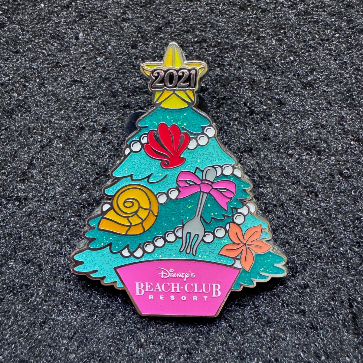 Ariel Beach Club Christmas Tree Pre-Production Hinged Pin