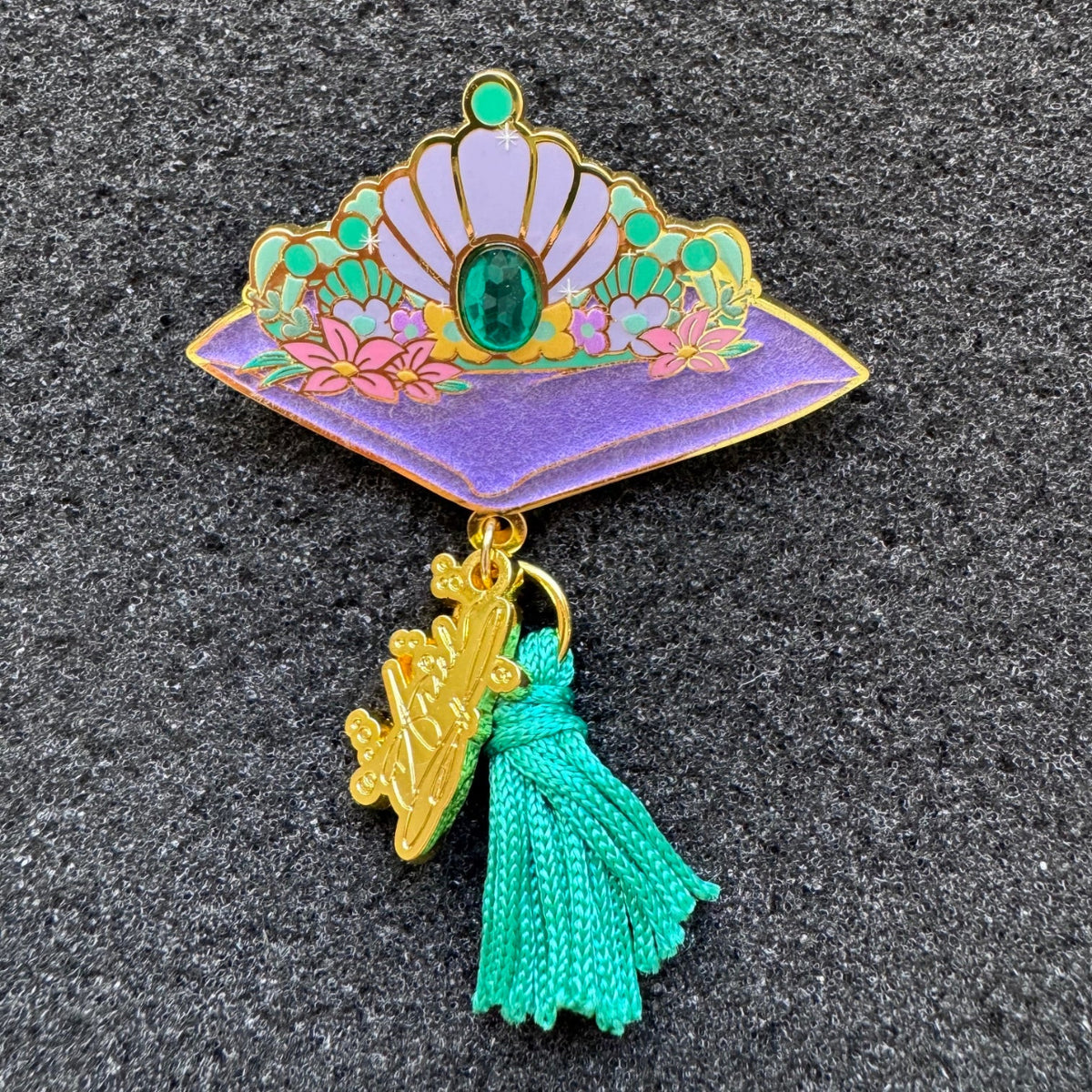 Ariel Princess Crown Pillows Blind Box Pin