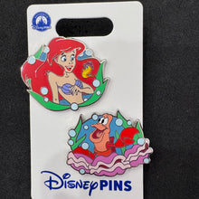Ariel & Sebastian Little Mermaid Pin Set