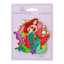 Ariel & Flounder The Little Mermaid Stained Glass Disney Pin