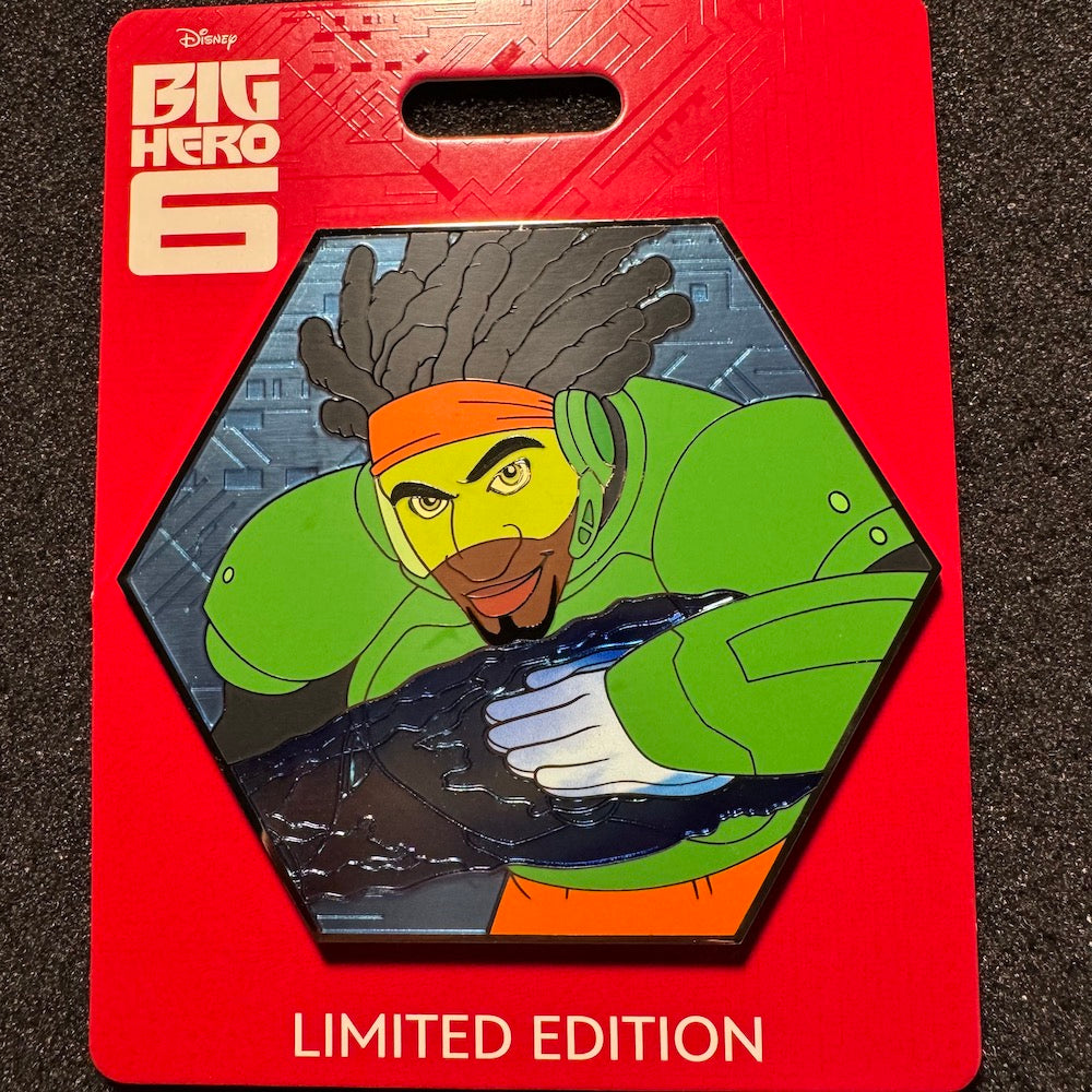 Wasabi - Big Hero 6 10th Anniversary Mickey's of Glendale Pin