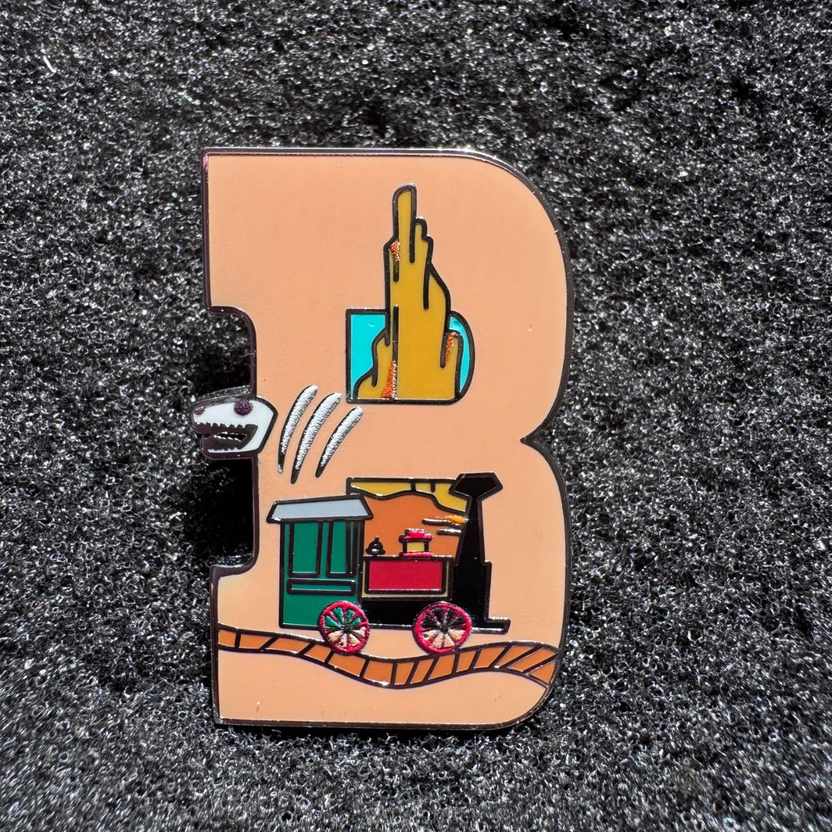 Big Thunder Mountain "B" Attractions Alphabet Mystery Pin