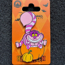 Cheshire Cat Happy Halloween Pin