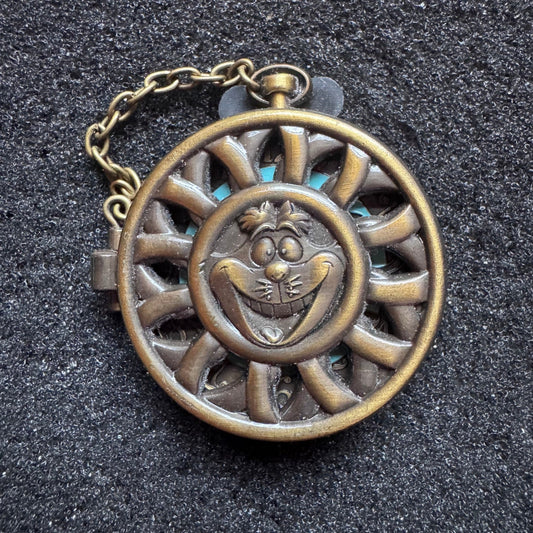 Cheshire Cat Magical Timepieces Hinged Pin