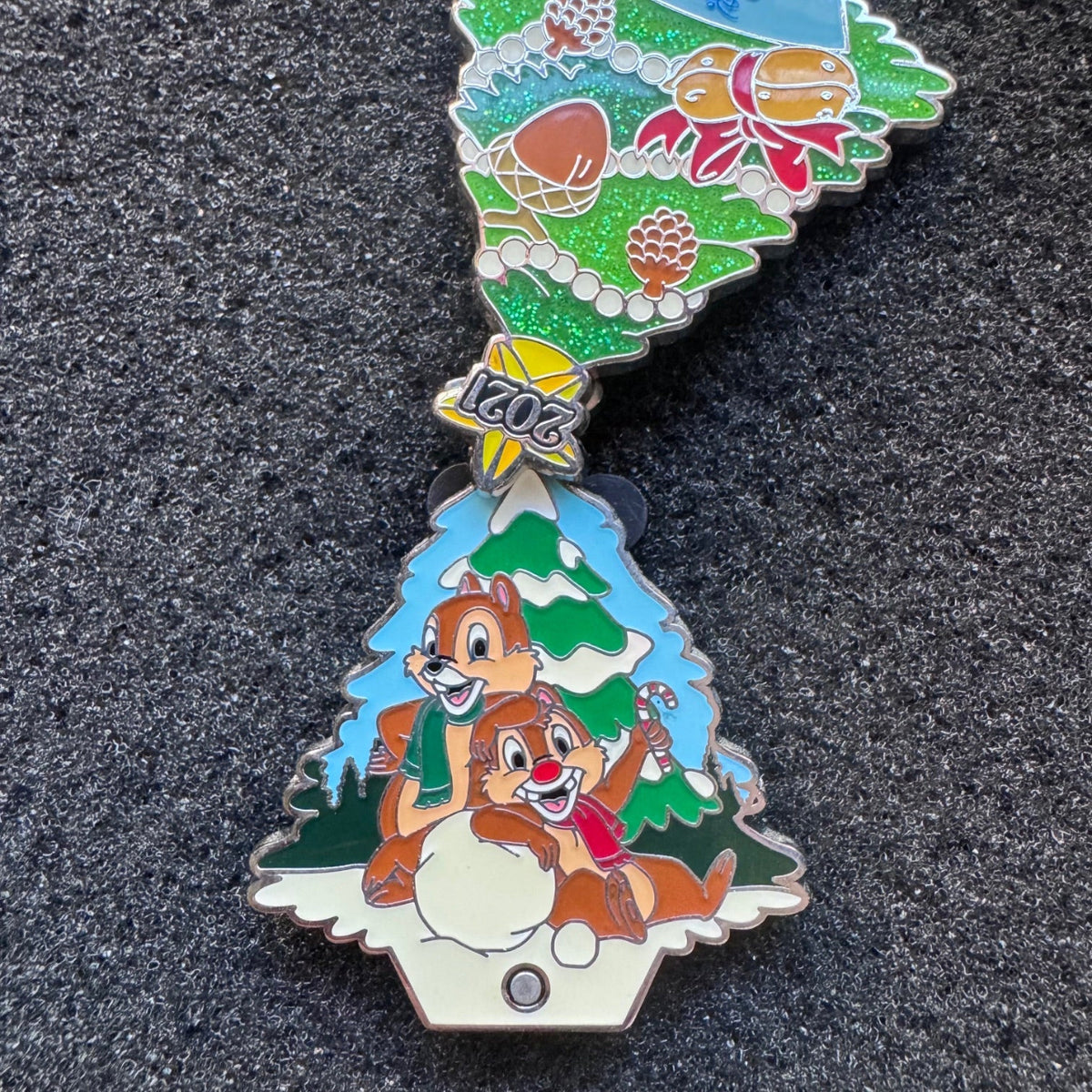 Chip n Dale Grand Californian Resort Christmas Tree Pre-Production Pin