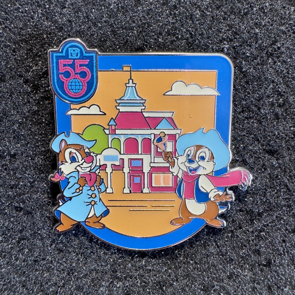 Chip n Dale Walt Disney World 55th Anniversary Mystery Pin
