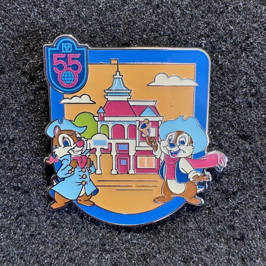 Chip n Dale Walt Disney World 55th Anniversary Mystery Pin