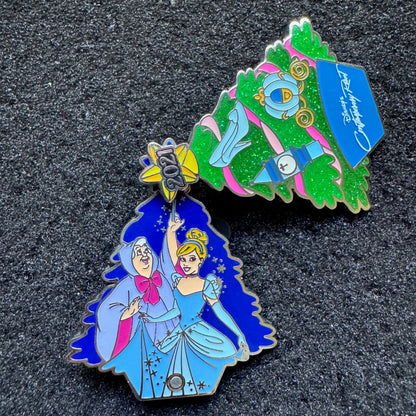 Cinderella Contemporary Resort Christmas Tree Pre-Production Hinged Pin