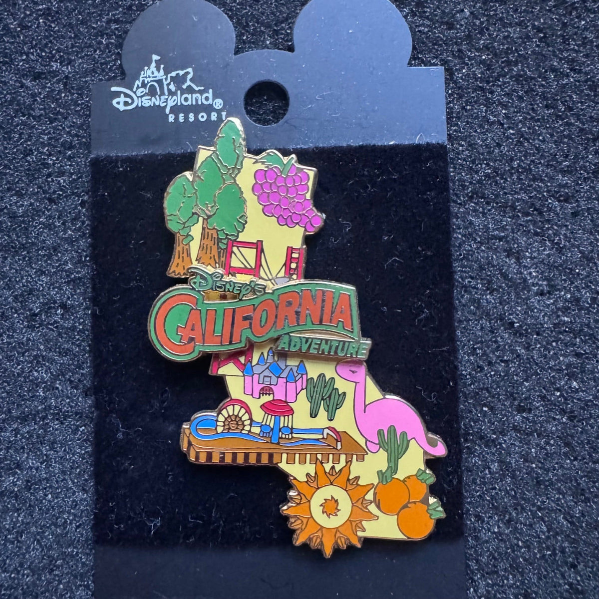 Disney's California Adventure State Map Pin