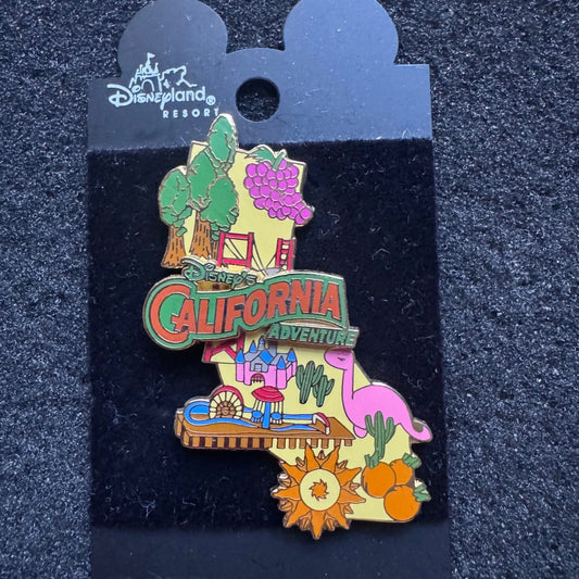 Disney's California Adventure State Map Pin