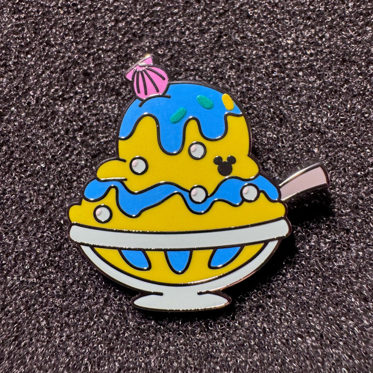 Flounder Ice Cream Sundaes Hidden Mickey Wave B Pin