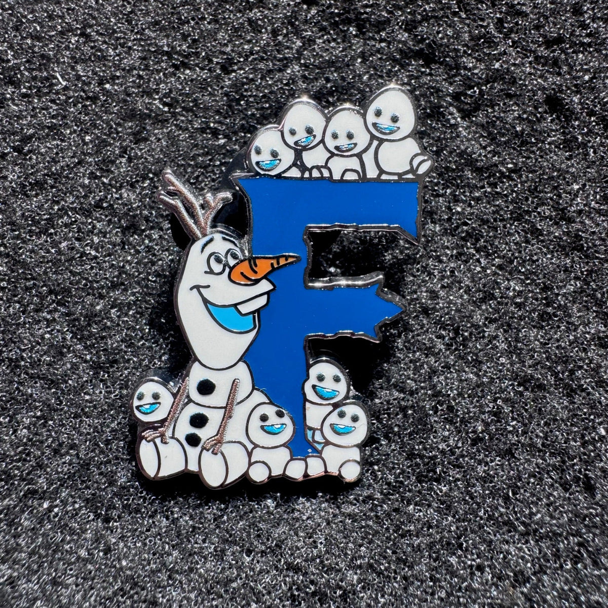 Frozen "F" Attractions Alphabet Mystery Pin