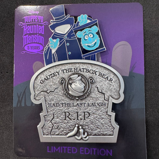Gauzey the Hatbox Bear Muppets Haunted Mansion WDI Pin