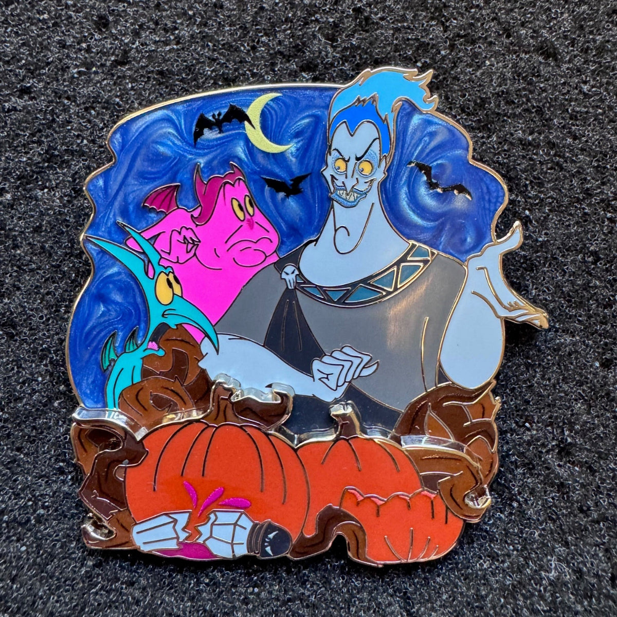 Hades, Pain & Panic Vile Vines and Villains Pin