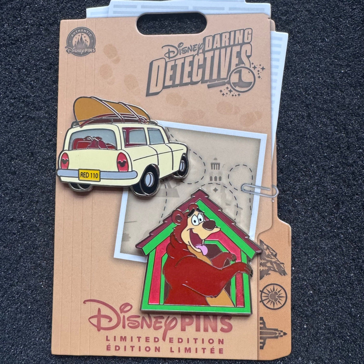 Humphrey the Bear Daring Detectives Pin Set
