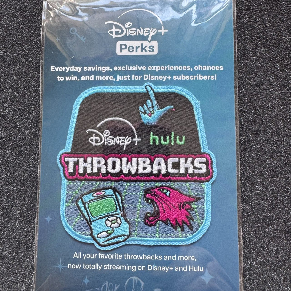 Disney+ Exclusive Perks Throwback Patch