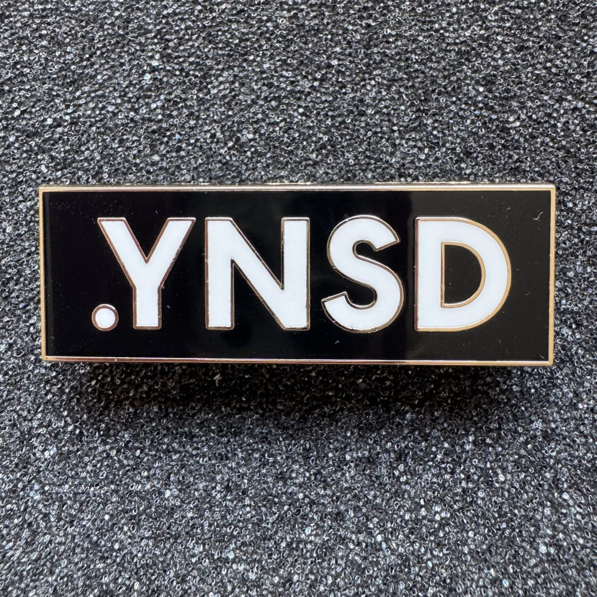 .YNSD Black Logo WDI Pin