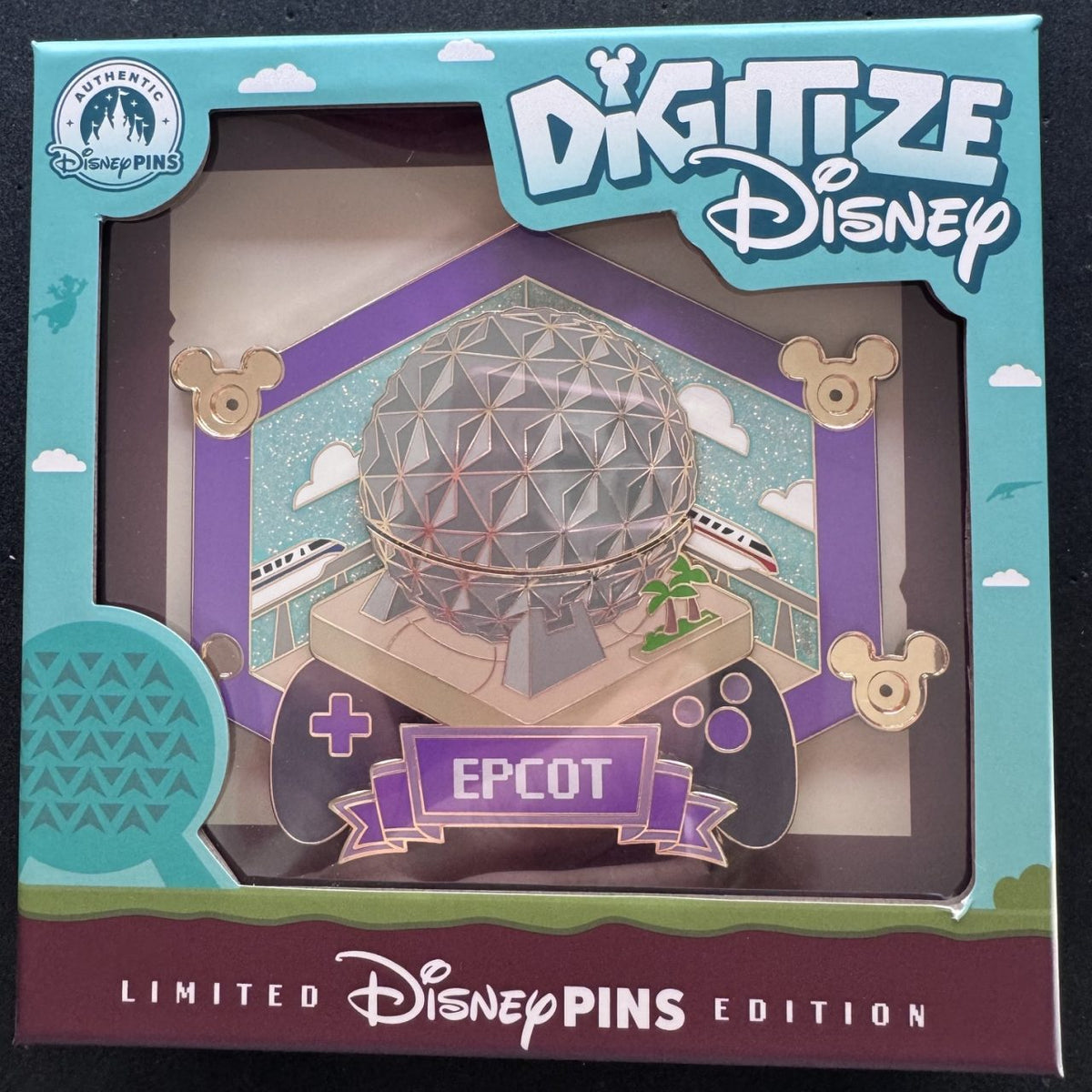 EPCOT Digitize Disney Jumbo Pin