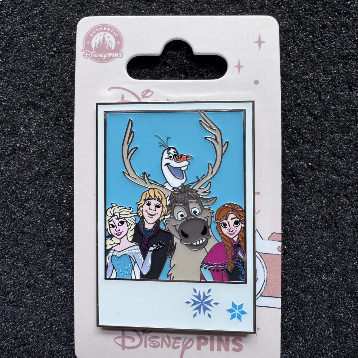 Frozen Polaroid Photo Frame Pin