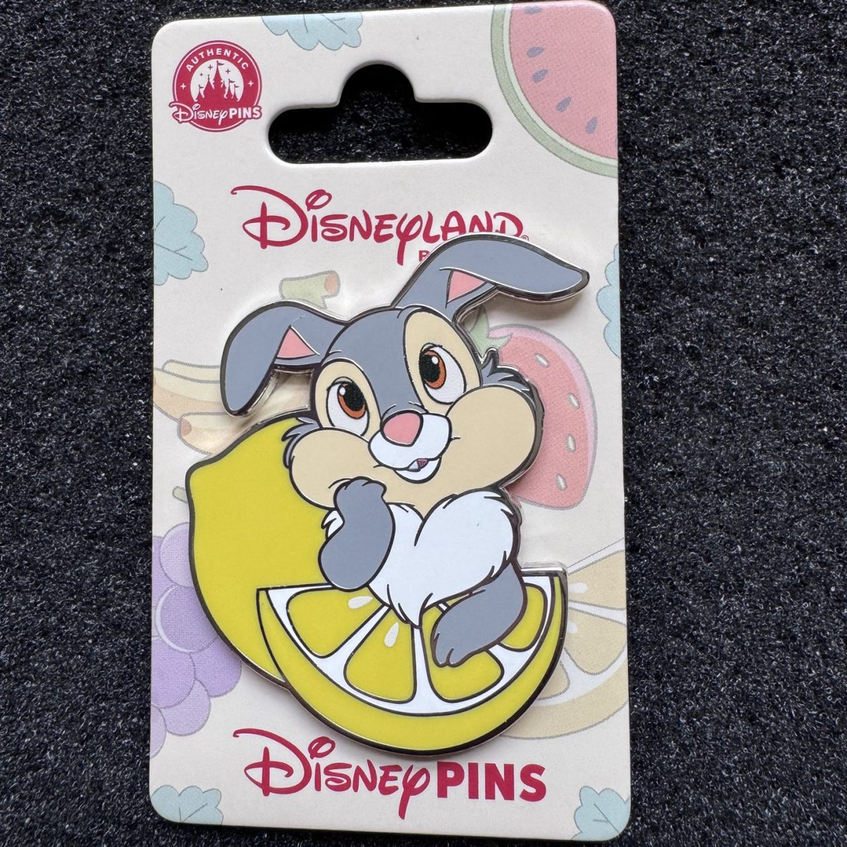 Thumper Lemon Fruit Characters Pin