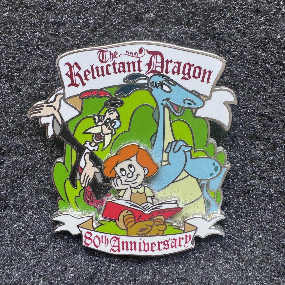 The Reluctant Dragon 80th Anniversary Pin