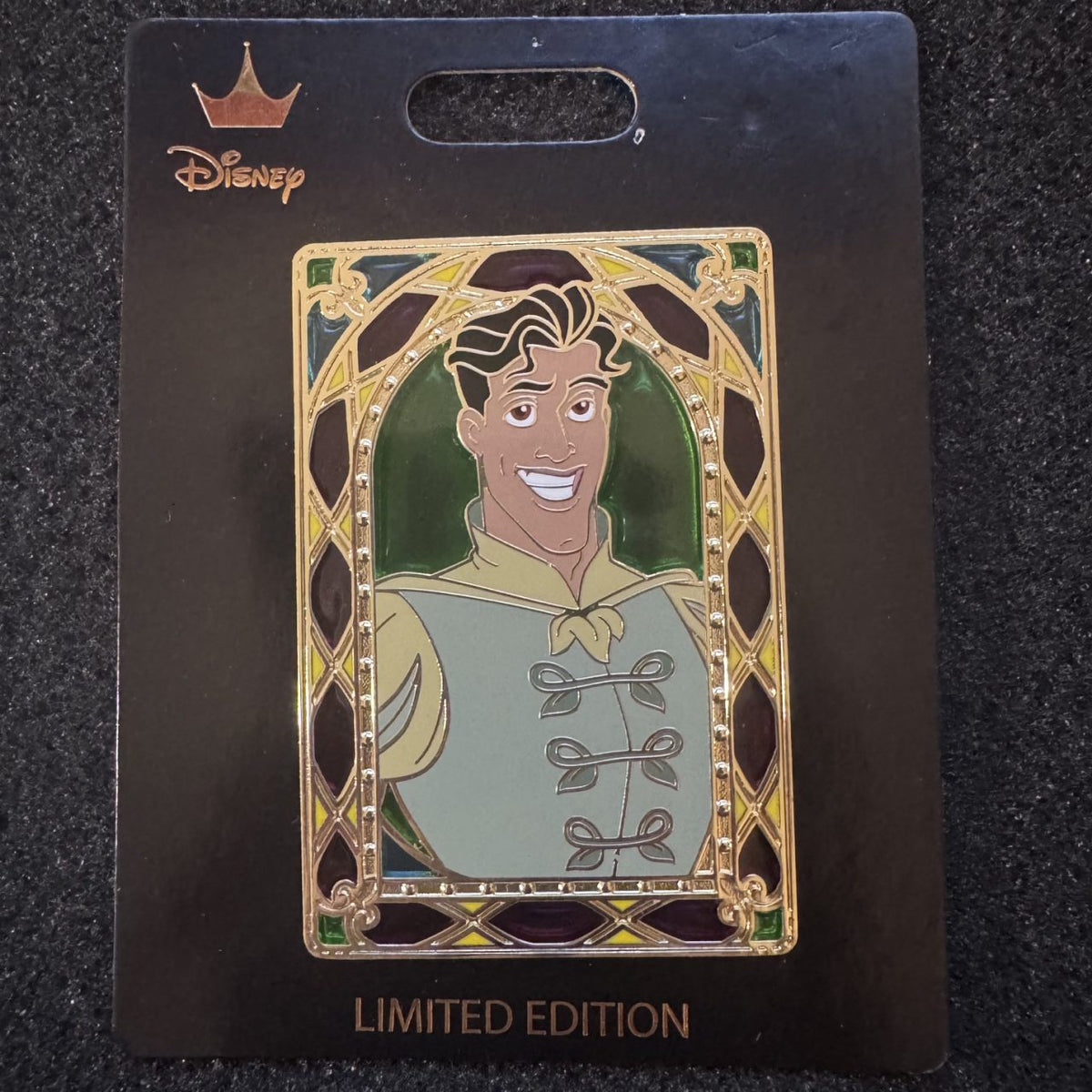 Prince Naveen Stained Glass Pink a la Mode Pin