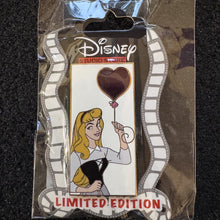 Briar Rose Stained Glass Heart DSSH Pin