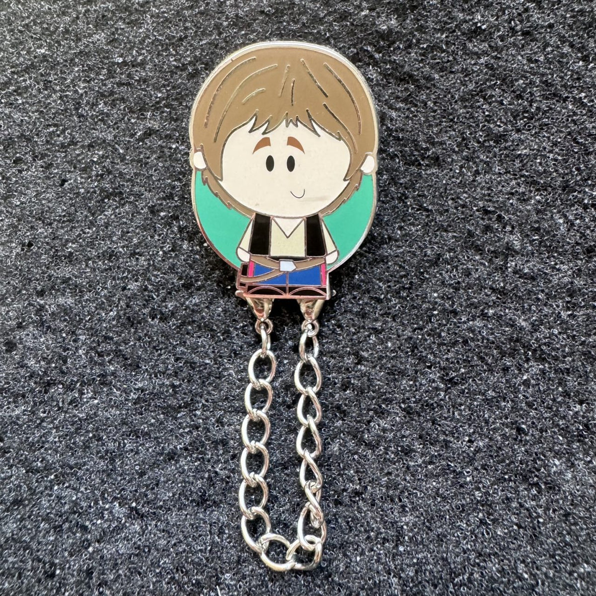Han Solo Star Wars One Family Chained Pin