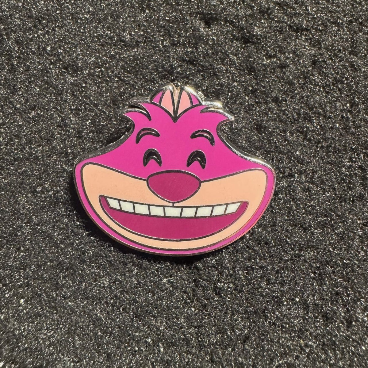 Cheshire Cat Laughing Emoji Pin