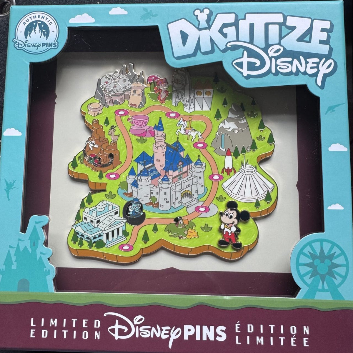 Disneyland Digitize Disney Jumbo Pin
