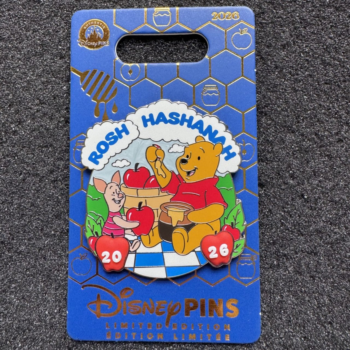 Pooh & Piglet Rosh Hashanah 2026 Pin