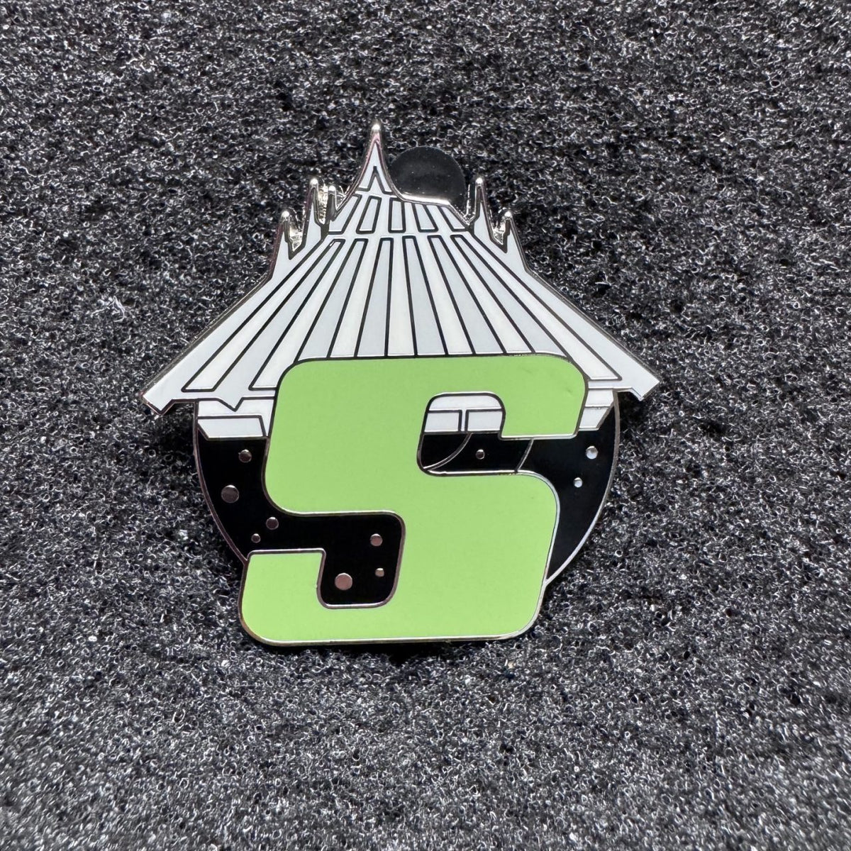 Space Mountain "S" Attractions Alphabet Mystery Pin