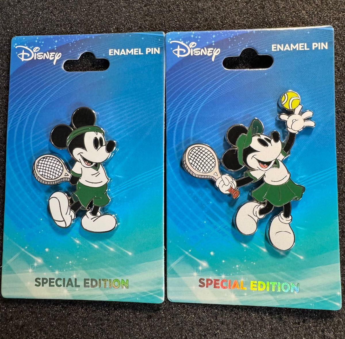 Mickey & Minnie Tennis Disney Pins