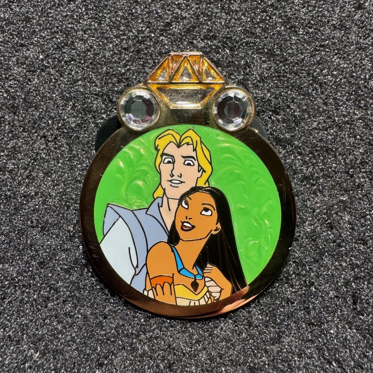 Pocahontas & John Smith Disney Couples Reveal Conceal Mystery Pin