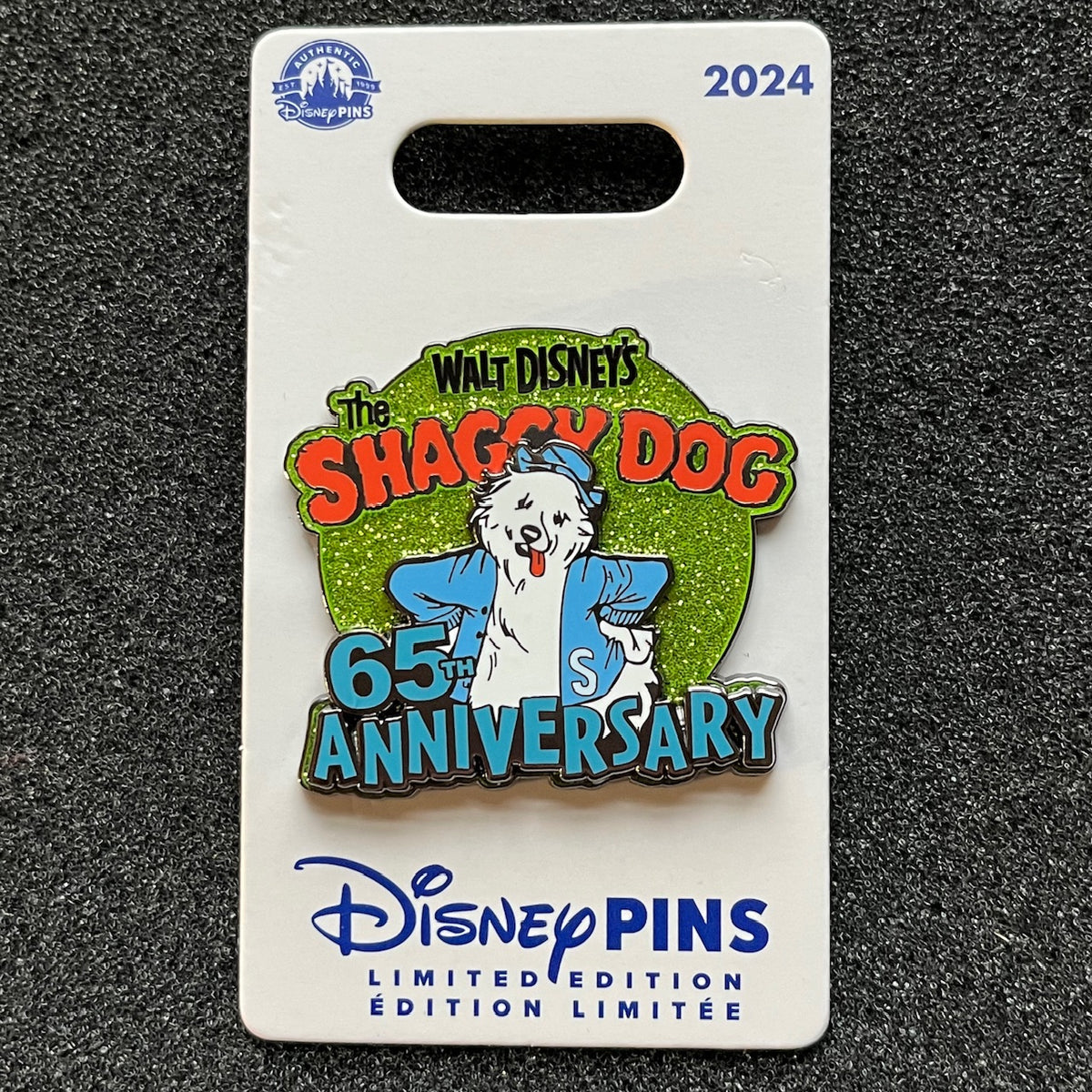 The Shaggy Dog 65th Anniversary Pin